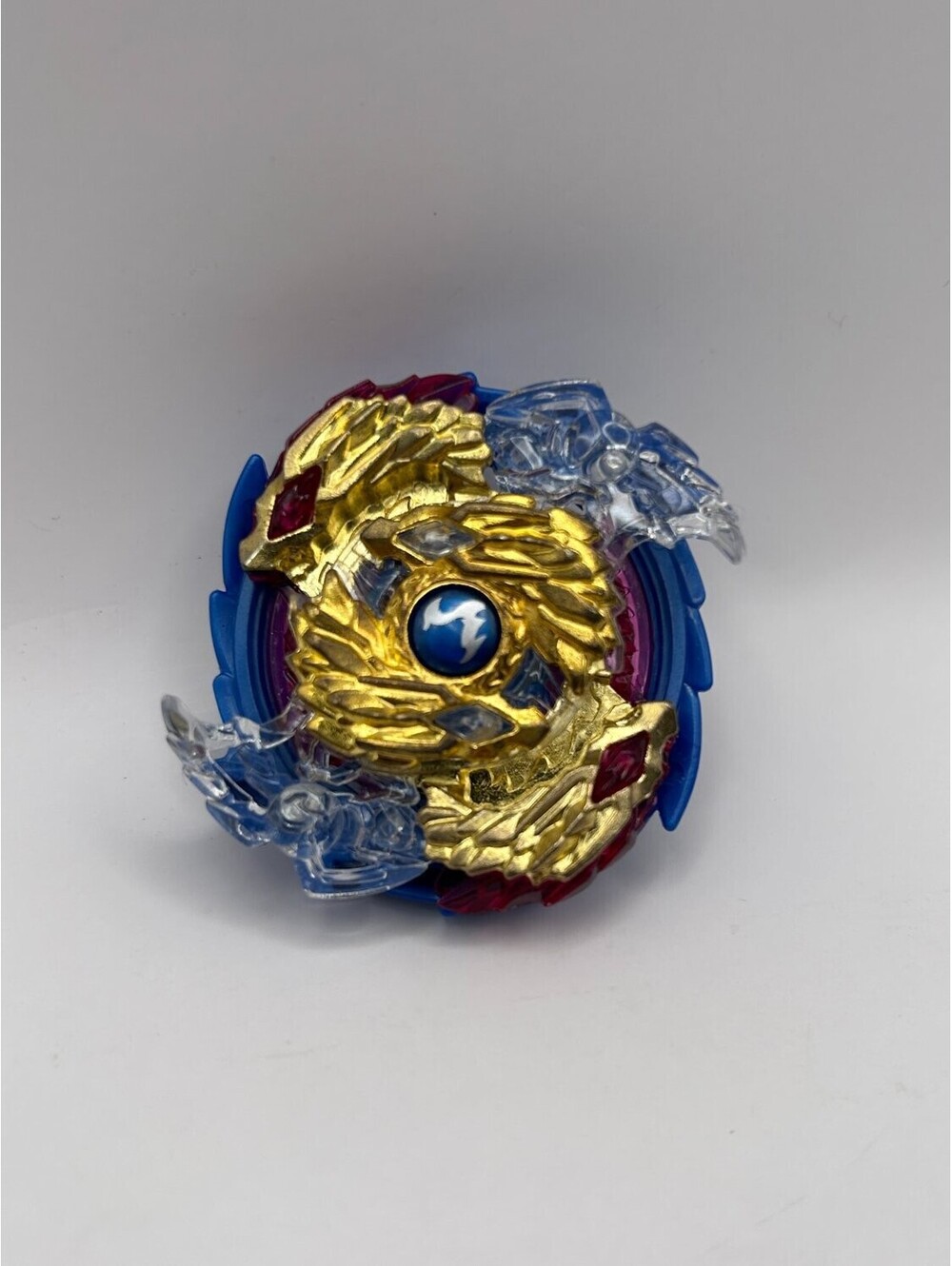 Beyblade Metal Assembled Gyro Spinning Top Blue Gold Clear Red